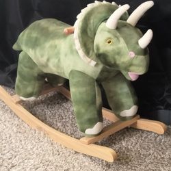 Rocking rider dinosaur 