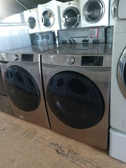 Samsung front load washer and dryer set both works good 💯💯