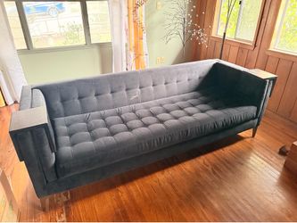2 black couches great condition