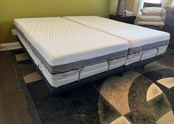 Sleep science adjustable bed Napa Iflip power beds split king king bed free delivery