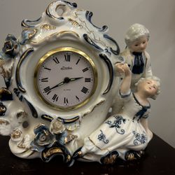 Linden Porcelain Clock