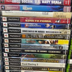 Ps2 Video Games Lot 