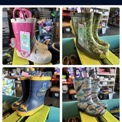 Members Mark Fur Lined Rain Boots For Toddlers Size 7/8 Brand New With Tags 