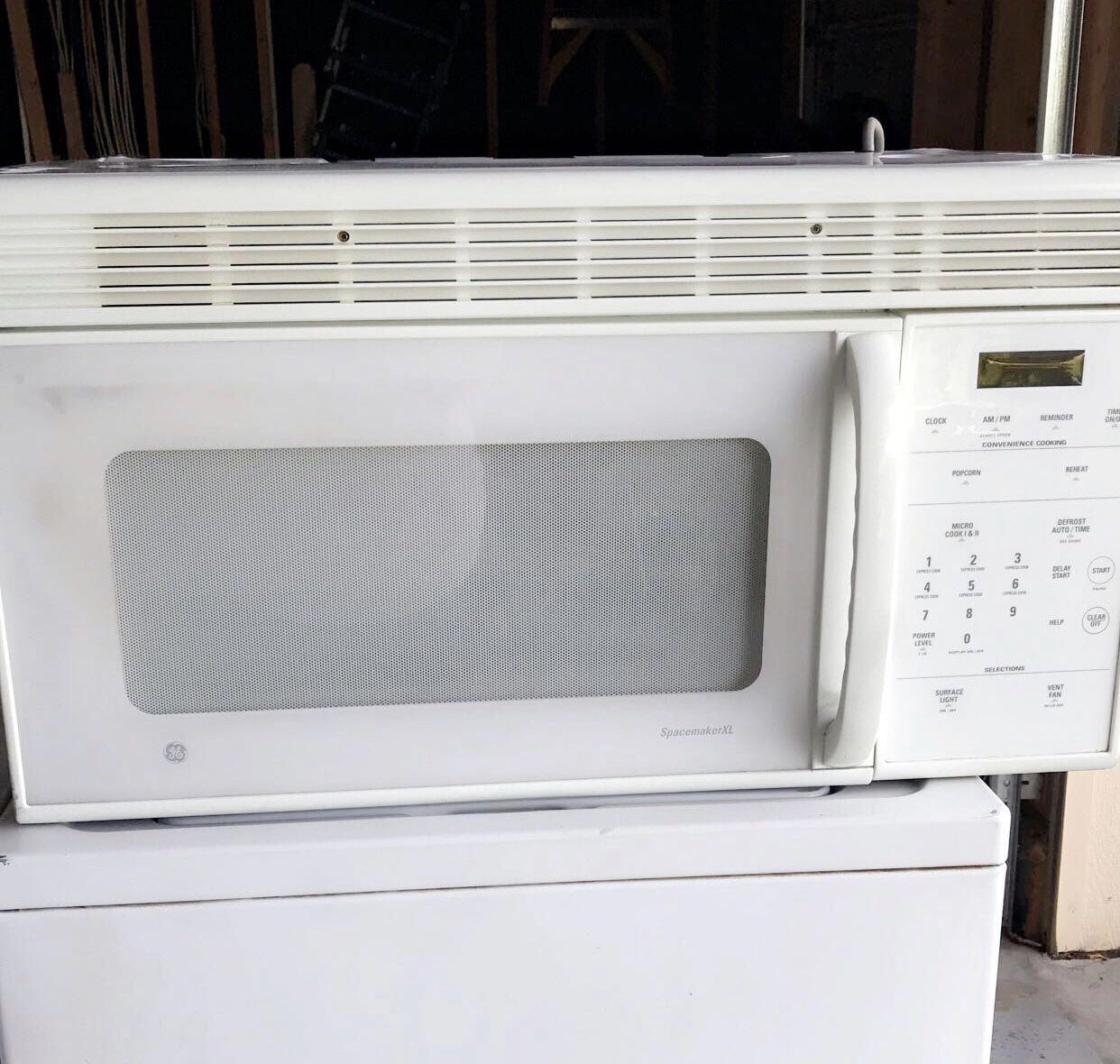 GE over-the-range microwave