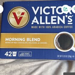 Victor Allen's Coffee Morning Blend, Light Roast, 42 Count,