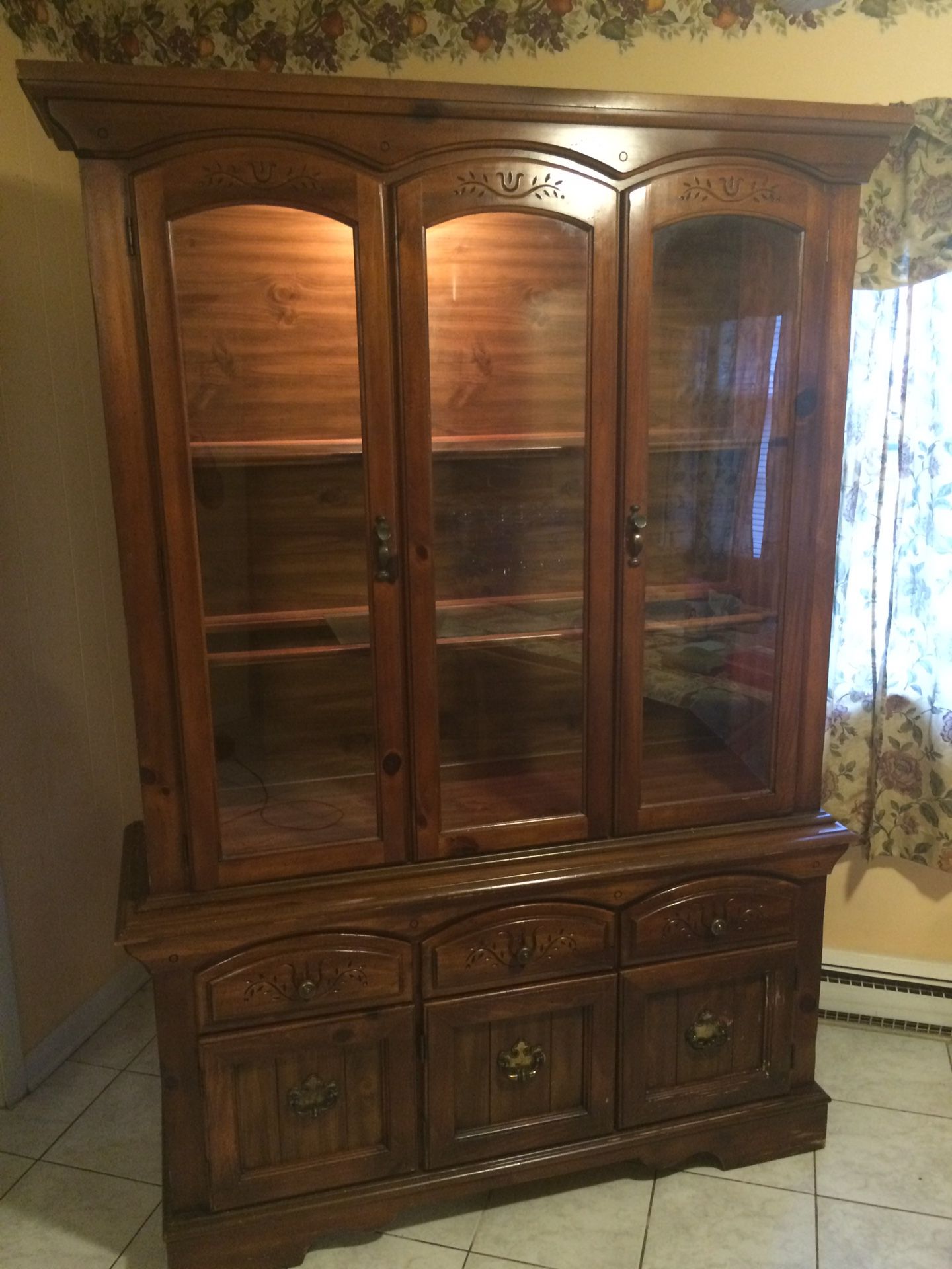 Solid wood China furniture in good condition