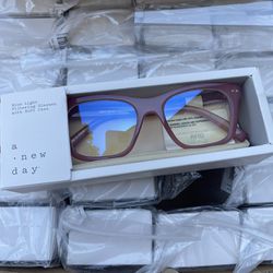 Blue Light Filtering Glasses with Soft Case Brand new!