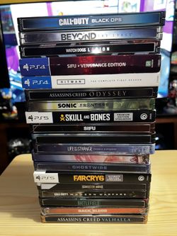 Empty Video Game Steelbooks 