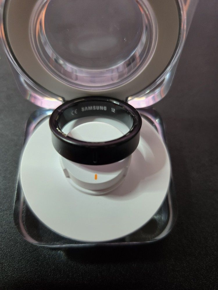 Samsung - Galaxy Ring - Size 12 - Titanium Black