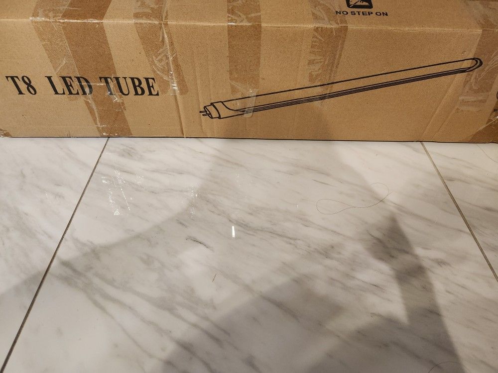 T8 Linear Tube LED Light 4 Ft Clear PC 25 Pk