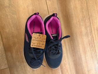 Skechers Sneakers Navy Blue and Pink - size 2