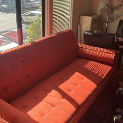 Sleeper Sofa Orange