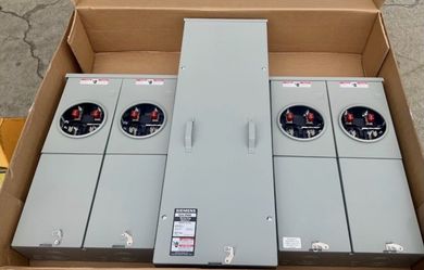 Siemens WEPK4411 400A 4 Meter Socket Panel Multi Tenant