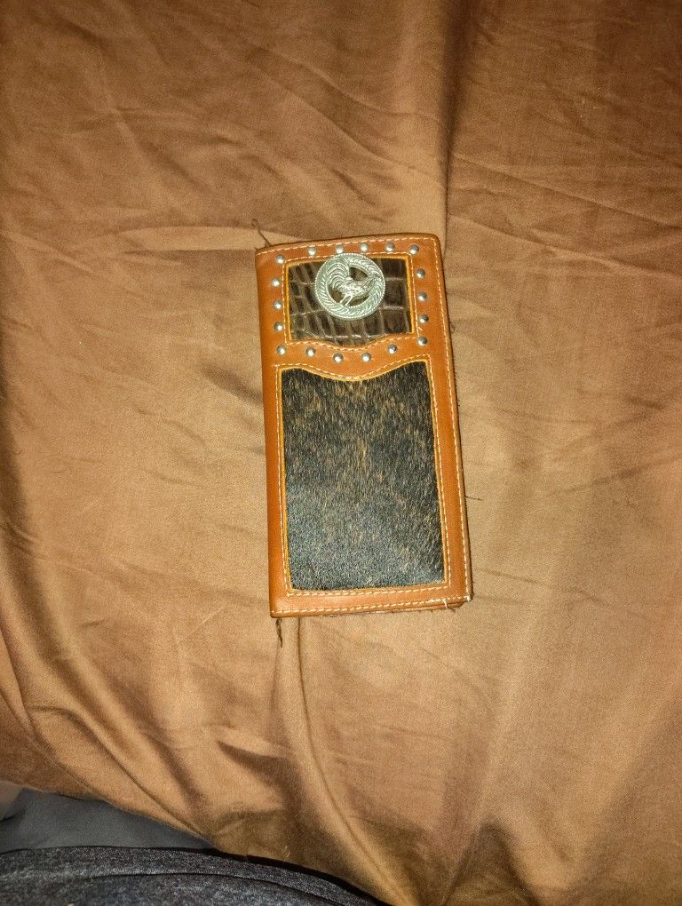 Leather Wallet Almost New Dm For Other Questions