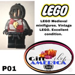 LEGO Medieval minifigures. Vintage LEGO. Excellent condition.  P01