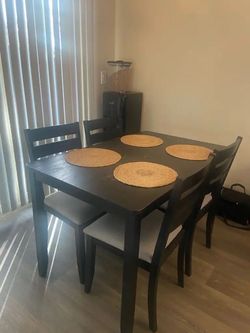 Dinning table and chairs