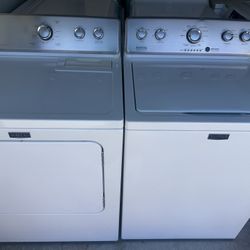 Maytag top load washer and dryer works excellent