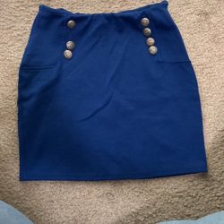 Mini Blue Skirt