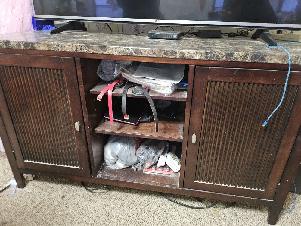 tv and the tv stand