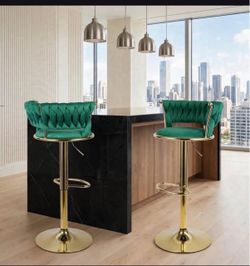 Green Barstools 💚🔥💚🔥💚🔥💚🔥💚🔥🚛🌸👍🏼📦
