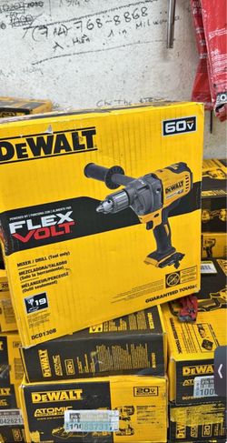 Dewalt flexvolt 60v mud mixer tool only