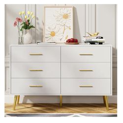 Dresser White & Gold