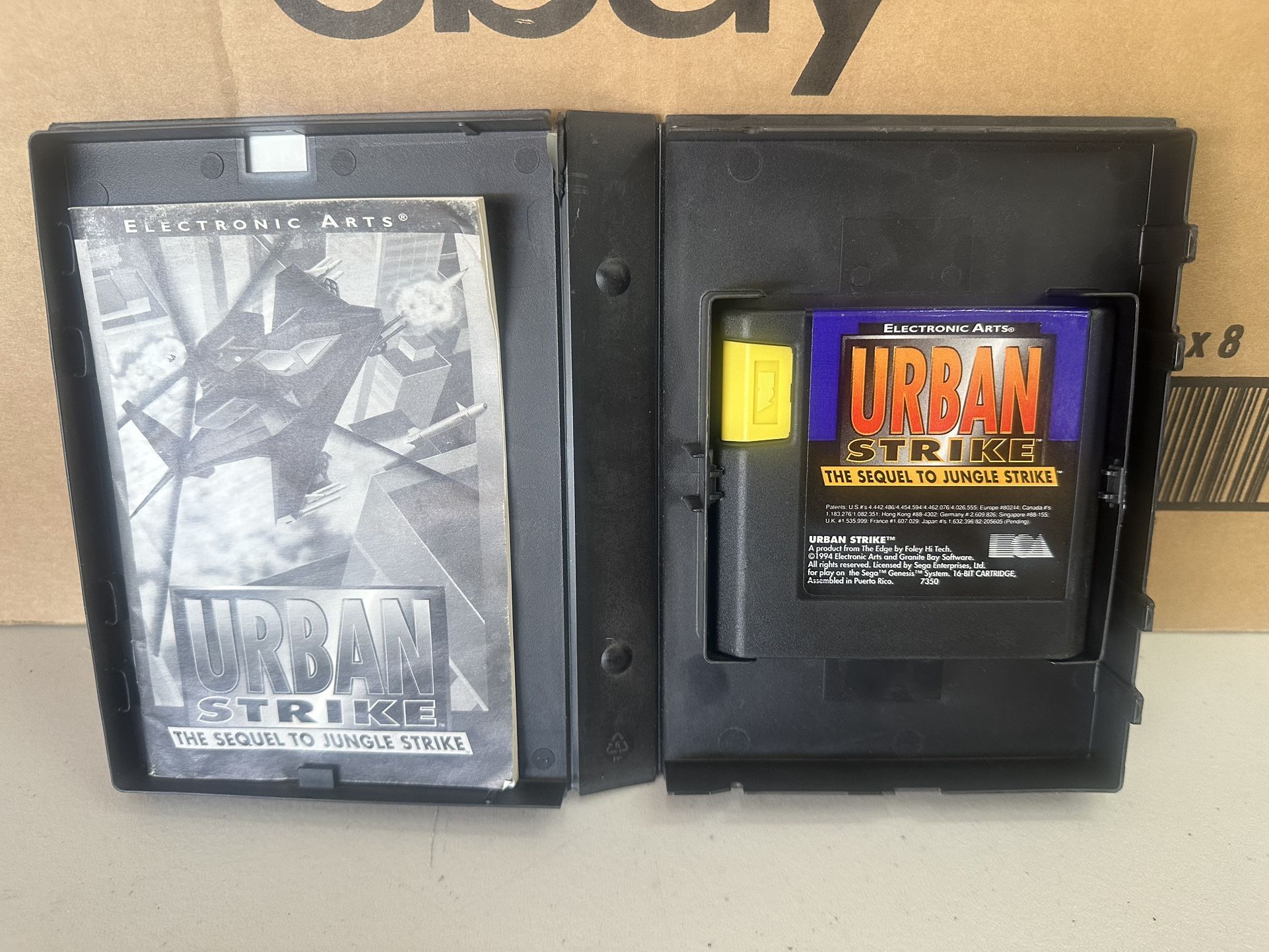 Urban Strike (Sega Genesis, 1994) CIB Manual Tested