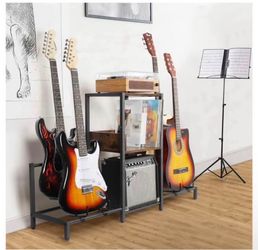 Guitar Stand / Record shelf + Storage Shelf