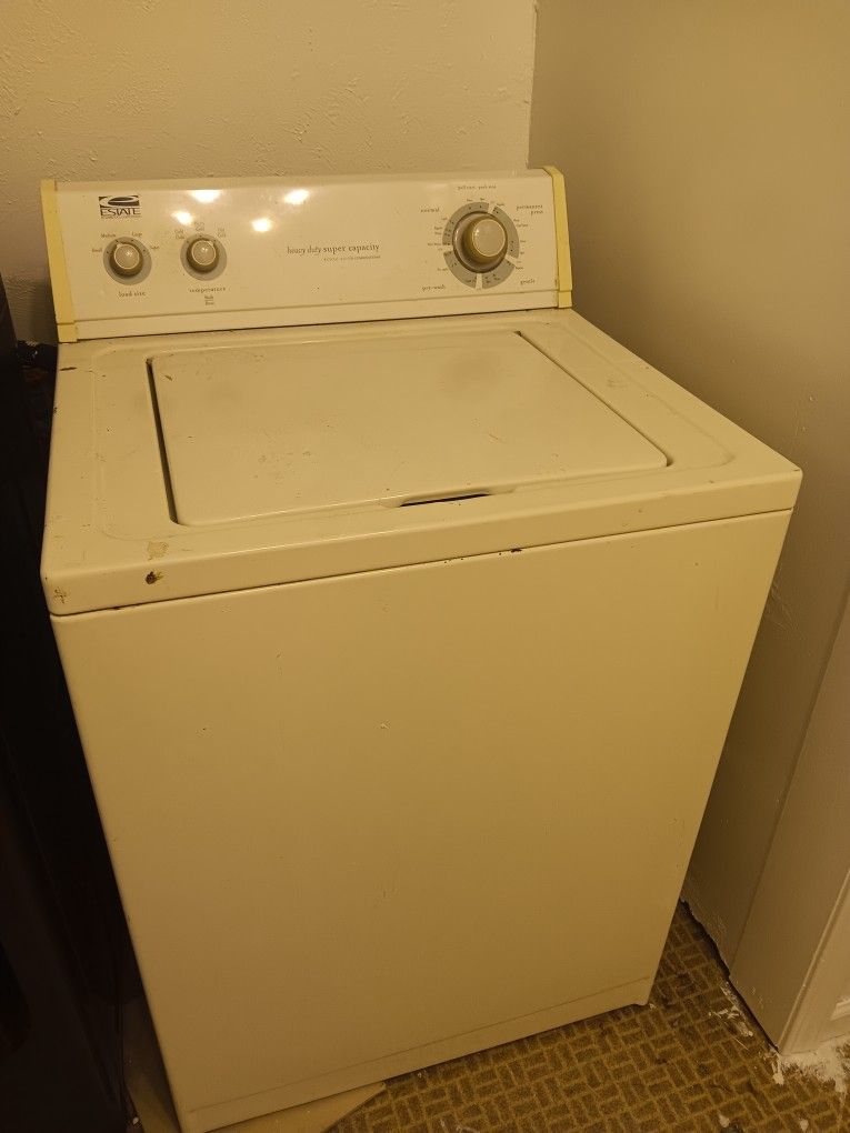 White Estate By Whirlpool Washer (Washing Machine)