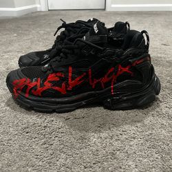 Balenciaga Runners Red  Graffiti 