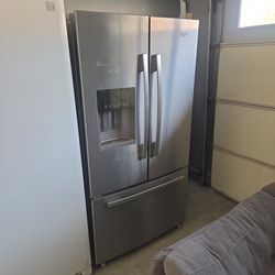 Stainless Steel Whirlpool French Door Side By Side Refrigerator