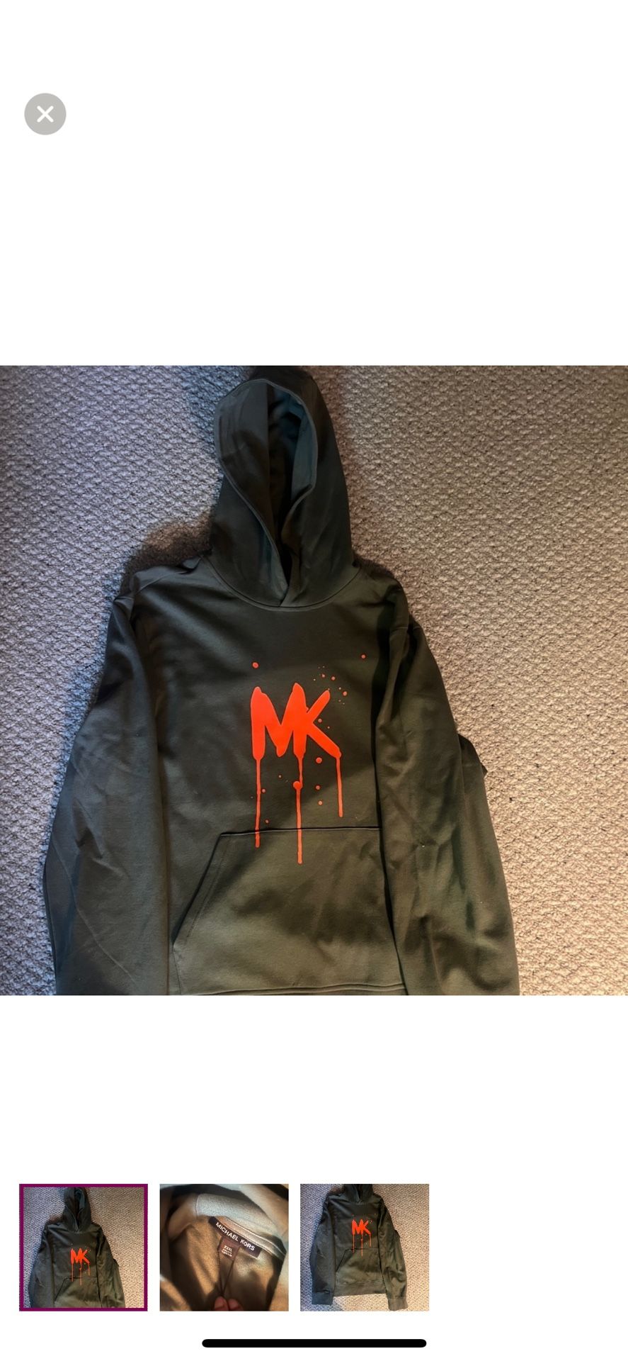 Men’s 3X Michael Kors Hoodie