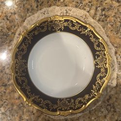 Bavarian Echt Cobalt Soup Plate 