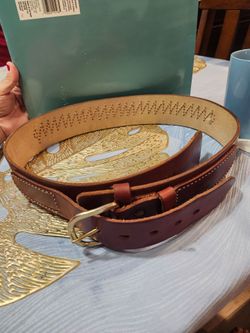 Kirkpatrick leather belt