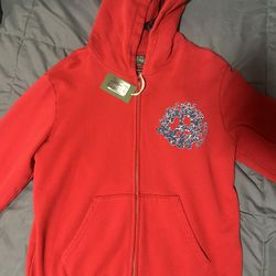 Denim Tears University Red Hoodie ‘Zip’