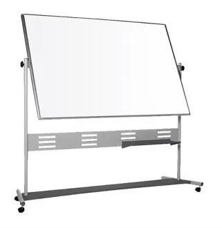 6' x 4' Double-Sided Steel Mobile Whiteboar