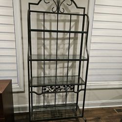 Bakers Rack, Table & Chairs, Small Corner Table