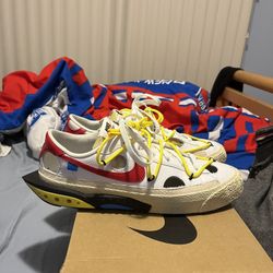 Off White Nike Blazer Lows (white)