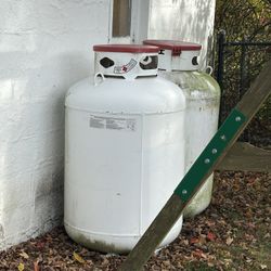 2-120 Gallon Propane Tanks