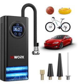 Air Compressor Tire Inflator Portable Air Pump 150 PSI for Car Tires Bikes Balls