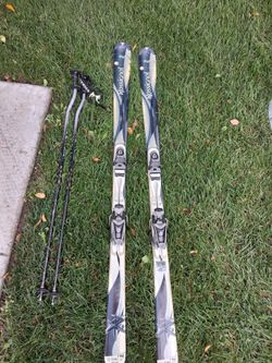 Rossignol Saphir Skis with Bindings and Poles