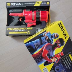 2x NERF Rival Roundhouse XX-1500 Red Blasters


