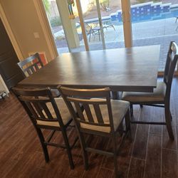 Counter height Kitchen Table 6pc Set 