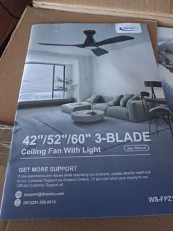 CEiling  fan. With. Light. New