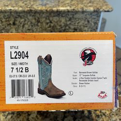 Justin Cowboy Boots 7.5 