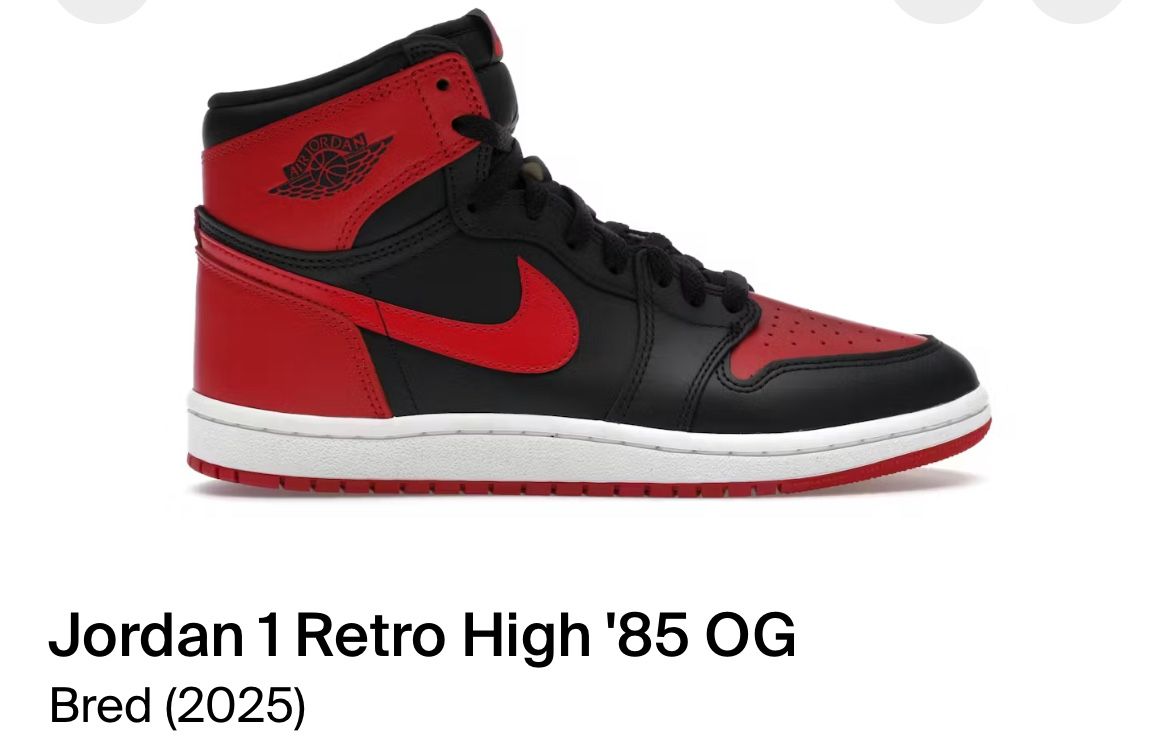 Jordan 1 Retro High ’85 (2025) Size 11.5