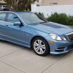 Blue Mercedes 