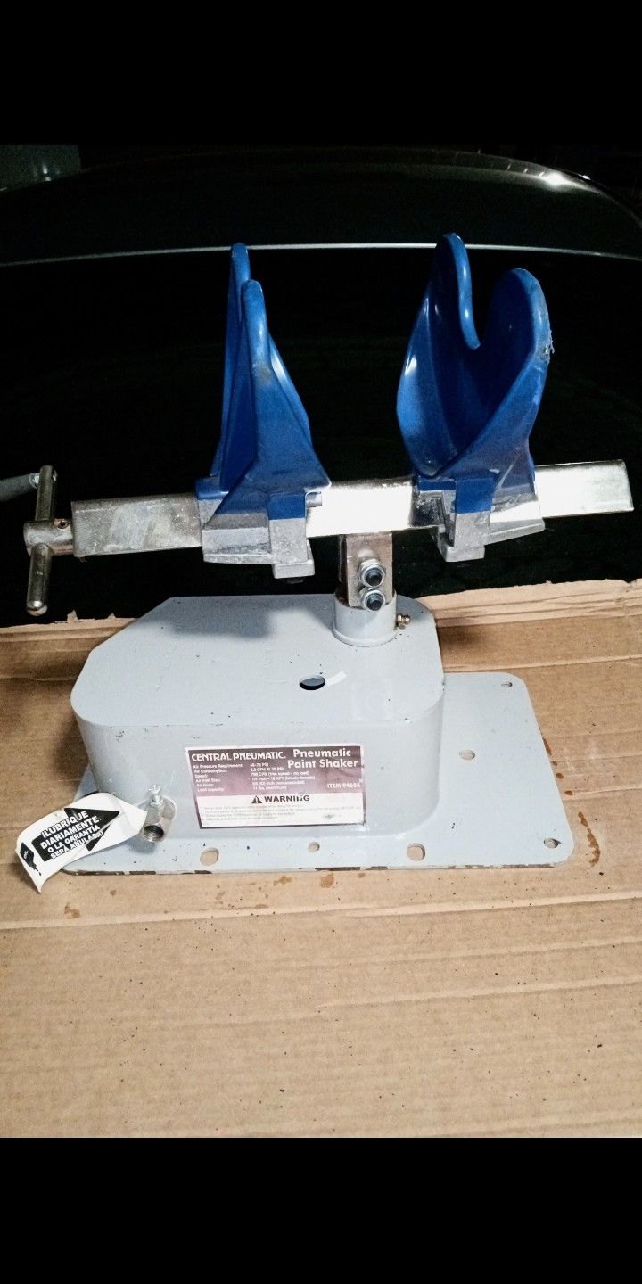 Pneumatic Paint Shaker Machine Air Pint Quarter Gallon Mixer Mon Sparking 1/4 NPT