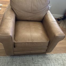 Leather Chair by Bassett