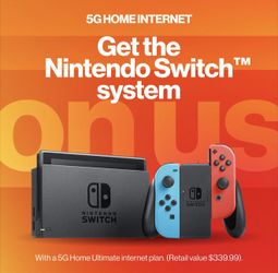 Nintendo Switch With Home WiFi 